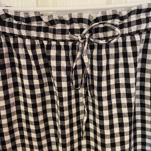 The Get Black and White Gingham Skirt - Picture 2 of 3